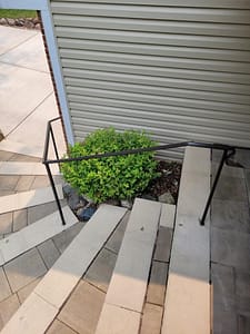 bay ornamental iron balcony railing illinois