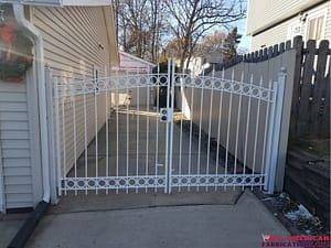 iron entrance gate