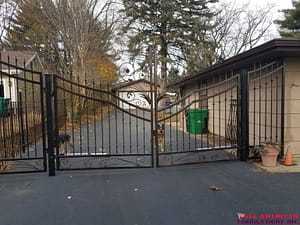iron entrance gate