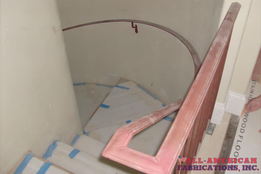 metal staircase rails