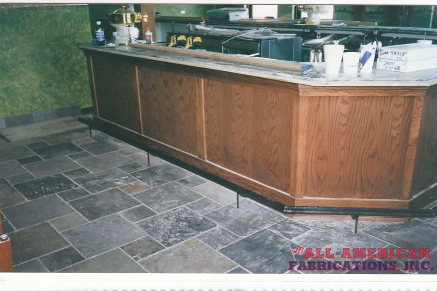 custom decorative kick rail