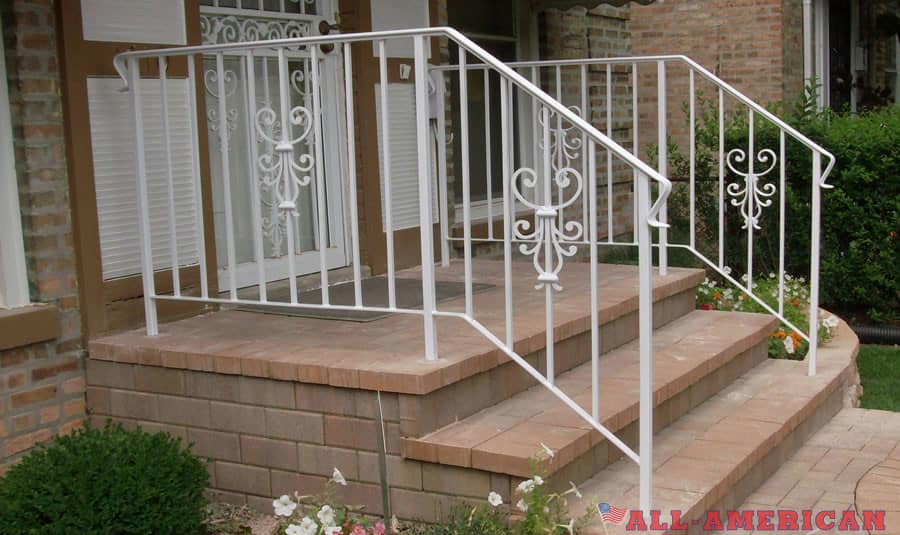 powdercoated railings
