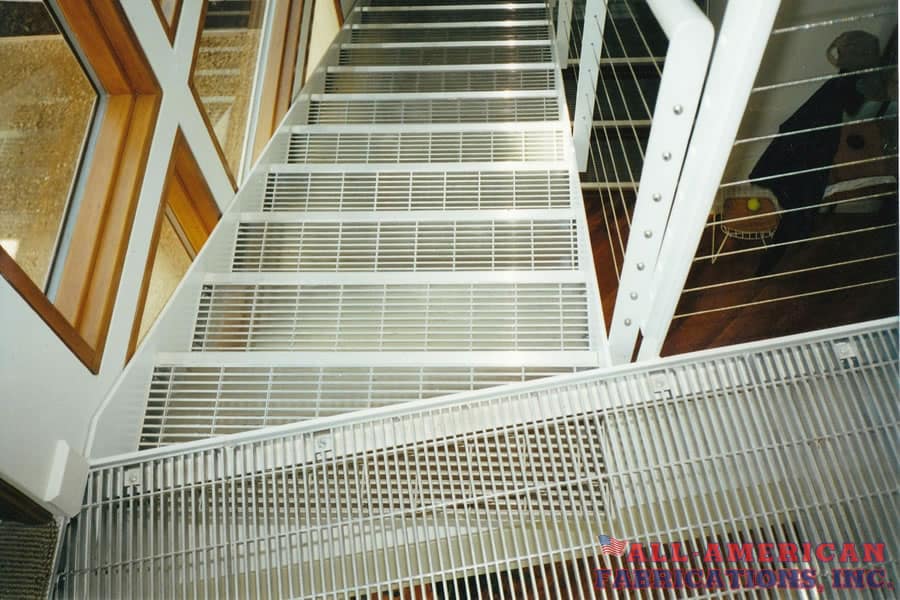 steel stairs