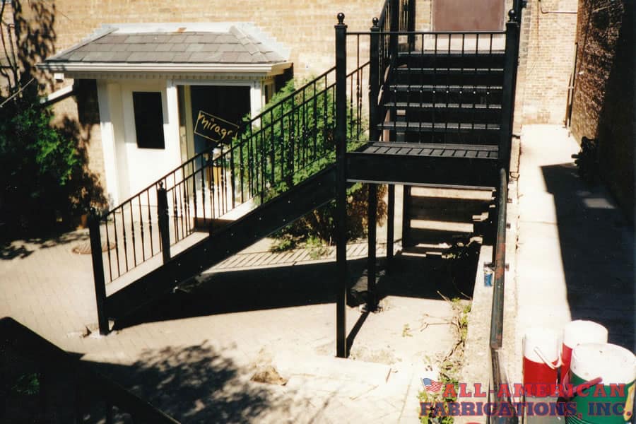 exterior metal stairs