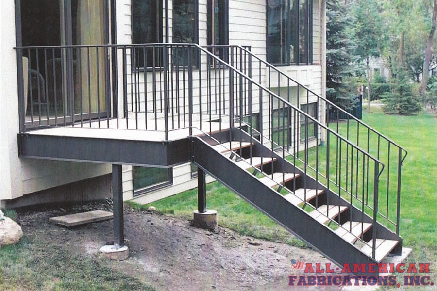 steel stairs residential